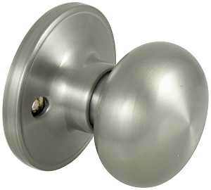 ProSource TFX240V-PS Dummy Knob, TF Design, Satin Nickel, 1-3/8 to 1-3/4 in Thick Door, Stainless Steel