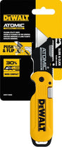DEWALT DWHT10990 Push and Flip Utility Knife, Ergonomic Handle