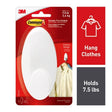 3M Command Large Plastic Hook 5 in. L 1 pk