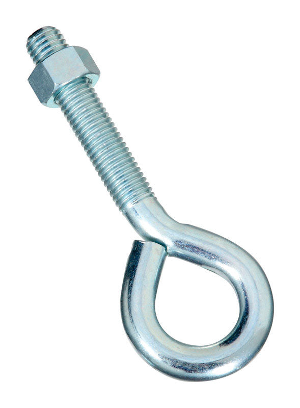 National Hardware 5/8 in. X 6 in. L Zinc-Plated Steel Eyebolt Nut Included, Pack of 3
