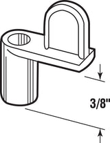 Prime-Line Zinc-Plated Silver Die Cast Screen Clip For 3/8 inch 8 pk