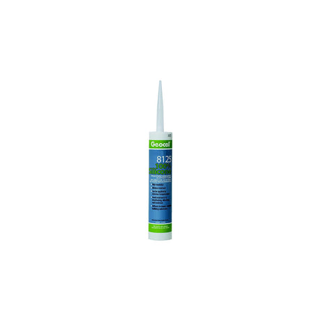 Geocel GC68111 8125 100% Silicone High Performance Acetoxy Cure Sealant, 10.3 oz., Clear