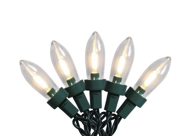 Hometown Holidays W11L2003 String Light, 120 V, 24.96 W, 100-Lamp, Transparent, Warm White, 67 ft L