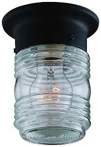 Boston Harbor HV-66919-BK3L Porch Light, 120 V, 60 W, A19 or CFL Lamp, Steel Fixture, Black, Black Fixture