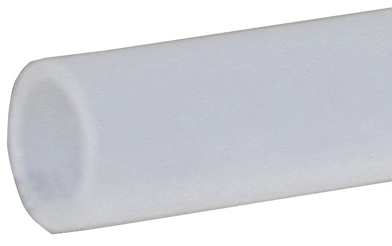 Abbott Rubber T16 Series T16004003/9003P Pipe Tubing, 3/8 in OD, Plastic, Translucent Milky White, 100 ft L