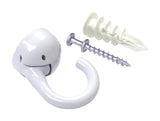 Hangman Small White Metal 2 in. L Double Headed Hanger 20 lb 1 pk