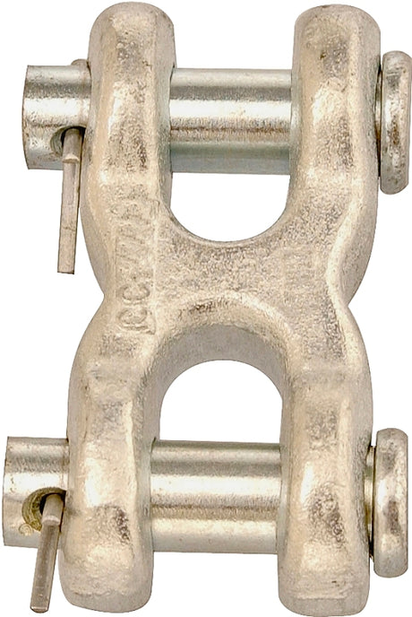 Campbell T5423301 Clevis Link, 3/8 in Trade, 5400 lb Working Load, Steel, Zinc-Plated