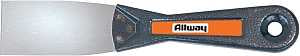 ALLWAY T15F Putty Knife, 1-1/2 in W Blade, Steel Blade, Steel Handle
