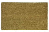 Fanmats 58772 Blank Door Mat, 36 in L, 24 in W, Natural Coir Surface, Tan