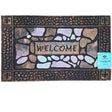 Fanmats 58781 Floor Mat, 30 in L, 18 in W, Pebble Pattern, Rubber Surface, Multi-Color
