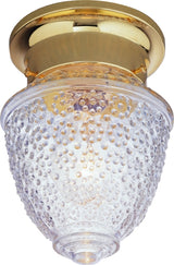 Boston Harbor RF-F-013-PB-3L Ceiling Light Fixture, 0.5 A, 120 V, 60 W, 1-Lamp, A19 or CFL Lamp, Metal Fixture