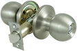 ProSource T3P10V-PS Privacy Lockset, Tubular Design, Stainless Steel