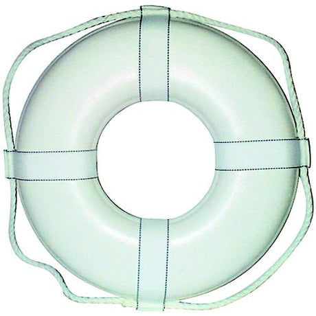 Jim-Buoy Closed Cell Foam U.S.C.G. Approved Life Ring With Webbing Straps