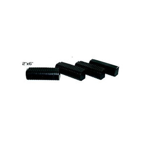 Caliber 23074BK Bunk Wrap 2″ x 6″ End Cap Only, Black, 24/pk