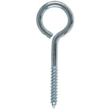 Hampton 3/8 in. X 5 in. L Zinc-Plated Steel Lag Thread Eyebolt Nut Included, Pack of 10