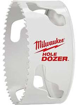 Milwaukee Hole Dozer 49-56-0223 Hole Saw, 4-1/4 in Dia, 1-5/8 in D Cutting, 5/8-18 Arbor, 6 TPI