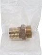 Anderson Metals 973948 Hex Adapter, 1-1/2 in, Barbed x MIP, Bronze, 150 psi Pressure