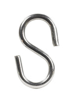 Hampton Medium Stainless Steel 2-1/8 in. L S-Hook 55 lb 1 pk, Pack of 20