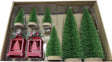 Santas Forest 25006 Battle Brush Tree Lantern, Pack of 6