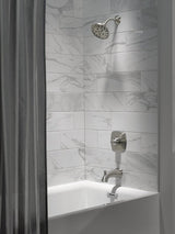 Delta SANDOVER Monitor 14 Series 144748-SP Tub and Shower Trim Set, 1.75 gpm Showerhead, 5-Spray Setting, 1-Handle