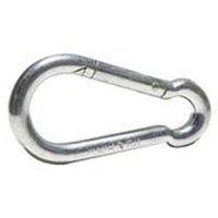 Koch 245251 Rigid Eye Spring Snap, 2-3/4 in L Dimensions, Zinc