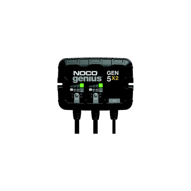 Noco GEN5X2 On-Board Battery Charger, 2 Banks