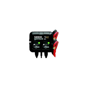 Noco GENIUS2X2 Multi-Bank Battery Charger & Maintainer, 4 Amps/2 Banks