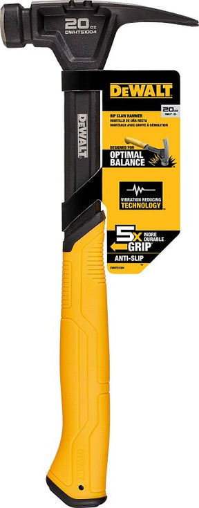 DEWALT DWHT51004 Rip Claw Hammer, 20 oz Head, Steel Head, 14 in OAL