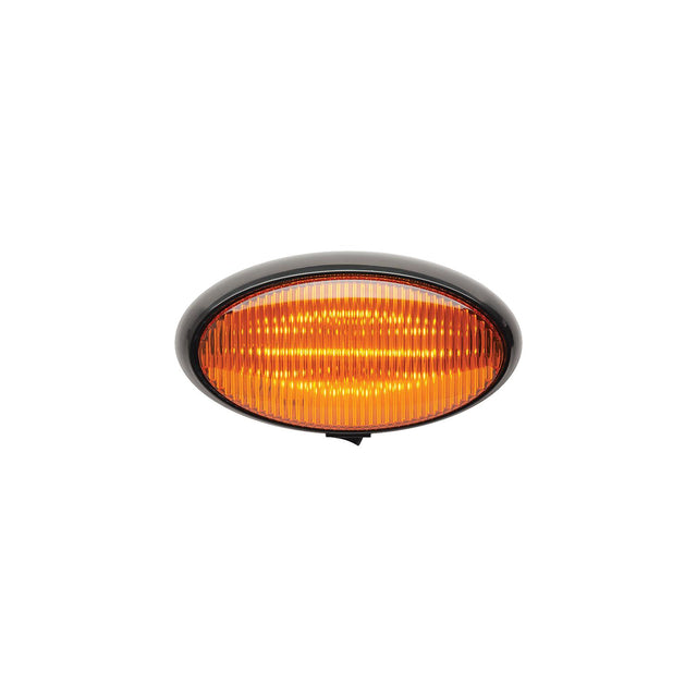 FulTyme RV 1189 LED Porch Light, Yellow Light/ Black Housing w/Switch
