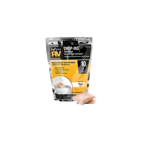 FulTyme RV 3998 Premium RV Holding Tank Treatment Drop-INs, Pine Scent