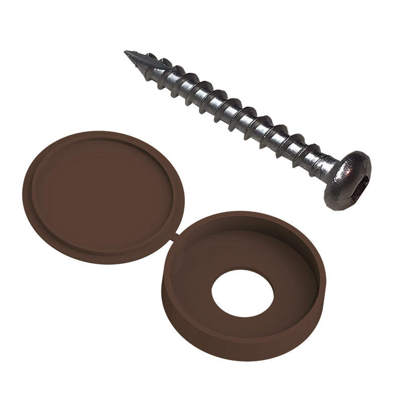 Barrette Outdoor Living No. 8 X 1.5 in. L Square Brown Coarse Screen Panel Fastener Kit 12 pk