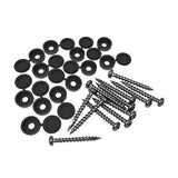 Barrette Outdoor Living No. 8 X 1-1/2 in. L Square Black Coarse Screen Panel Fastener Kit 12 pk