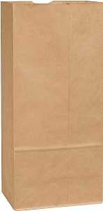 Duro Bag 80078 BBL Sack, 12 x 7 x 17 in, 66 lb Capacity, 12 in L, 7 in W, 17 in H, Kraft Paper, Brown