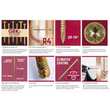 GRK Fasteners No. 9 X 2-1/2 in. L Star Climatek W-Cut Multi-Purpose Screws 2900 pk