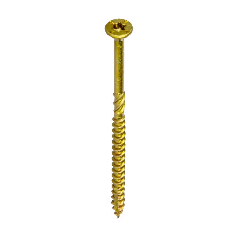 GRK Fasteners No. 10 X 3-1/2 in. L Star Climatek W-Cut Multi-Purpose Screws 50 pk