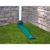 Frost King Drain Away 0.1 in. H X 7.25 in. W X 12 ft. L Green Vinyl Downspout Extension, Pack of 12