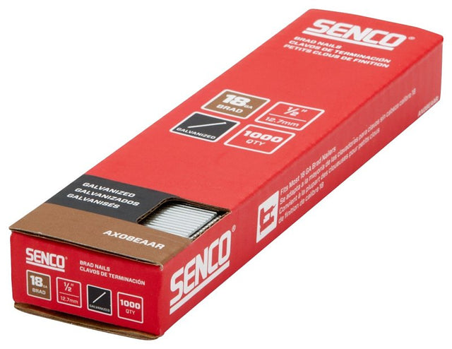 BRAD NAIL SMTH GALV 18GA 1/2IN