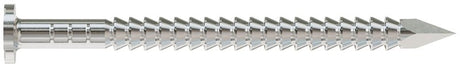 Simpson Strong-Tie S3SNDB Wood Siding Nail, 3D, 1-1/4 in L, Stainless Steel, Full Round Head, Annular Ring Shank, 25 lb