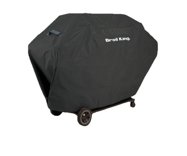 Broil King Select Series 67488 Grill Cover, 64 in W, 23 in D, 45-1/2 in H, Polyester/PVC, Black