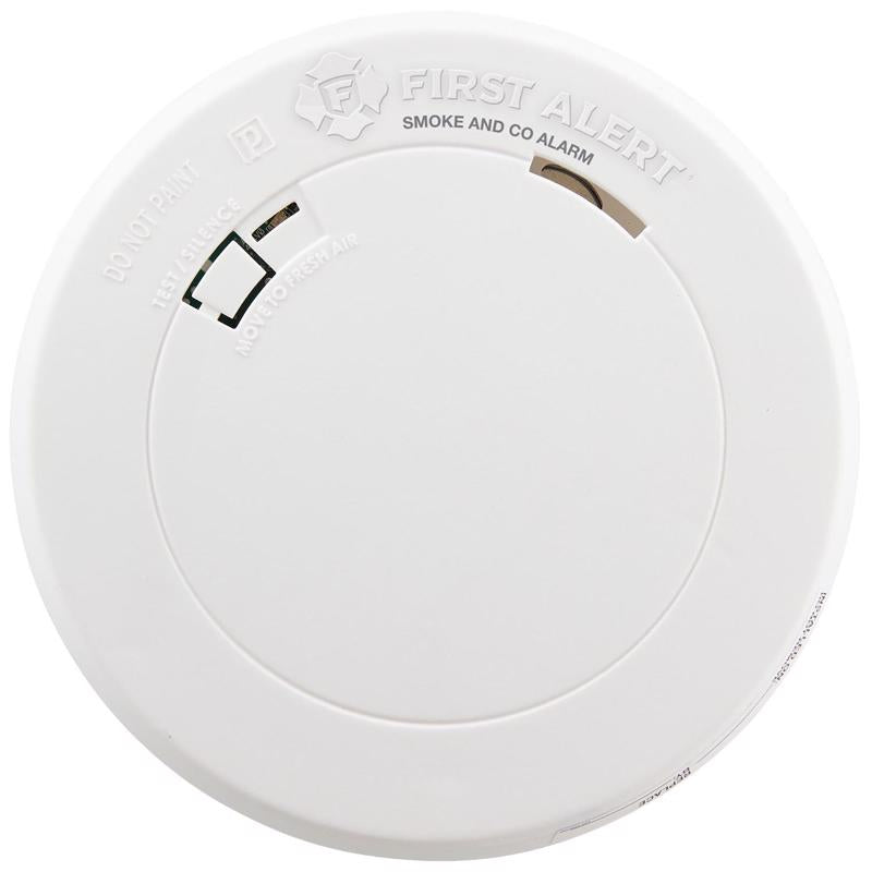 First Alert 1039868 Smoke and Carbon Monoxide Alarm, 85 dB, Alarm: Audible, Electrochemical, Photoelectric Sensor