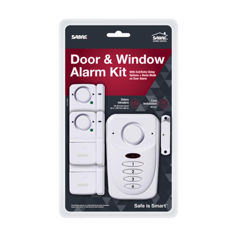 Sabre White Plastic Door and Window Alarm Kit
