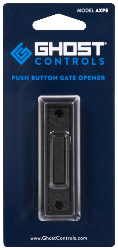 Ghost Controls AXPB Push Button, Non-Illuminated, Plastic, Black