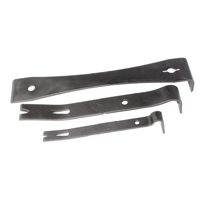 Mayhew 98605 Utility Flat Bar Kit, 3-Piece, Steel, Black-Oxide
