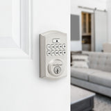 Kwikset 260 Series 9260 TRL 15 SMT RBP Electronic Smartcode Deadbolt with Tustin Lever, 2 Grade, Keyed One-Side Key