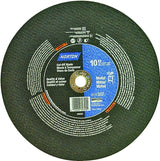Norton 07660789390 Cut-Off Wheel, 10 in Dia, 3/32 in Thick, 5/8 in Arbor, Extra Coarse, Aluminum Oxide Abrasive