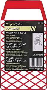 Linzer RM115 Bucket Grid, 9 in L, 4-3/4 in W, Plastic, Red, For: 1 gal Cans