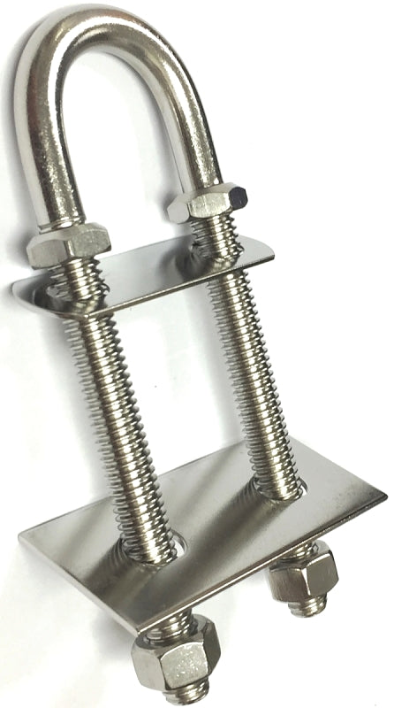 US Hardware M-073C Bow Eye Bolt, Zamak, Chrome-Plated