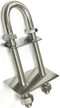 US Hardware M-073C Bow Eye Bolt, Zamak, Chrome-Plated
