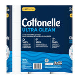 Cottonelle Ultra CleanCare Toilet Paper 12 Rolls 284 sheet, Pack of 4
