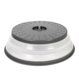 Tovolo Gray/White Plastic Microwave Collapsible Food Cover